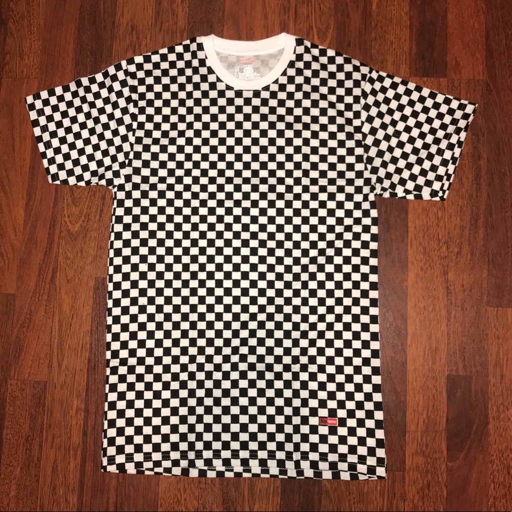 Authentic Supreme Checkered Tee - Picture 2 of 3